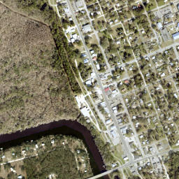 Branford Florida High Resolution Satellite Map