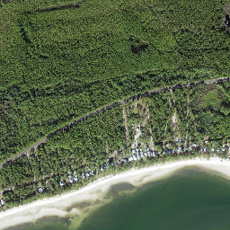 Saint Teresa Florida High Resolution Satellite Map