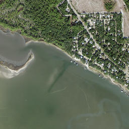 Sun N Sand Beaches Florida High Resolution Satellite Map