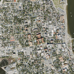 Saint Augustine map(satellite map)