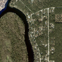 Wanamake Florida High Resolution Satellite Map