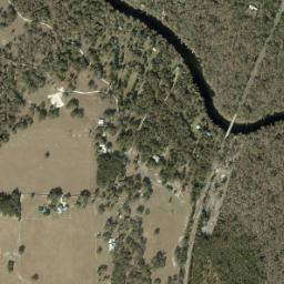 Hollingsworth Bluff Florida High Resolution Satellite Map