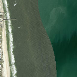 Saint Augustine Beach map(satellite map)