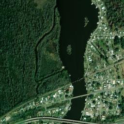 Des Allemands map(satellite map)