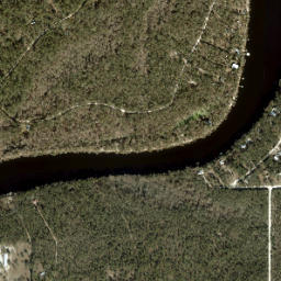 Little Lake City Florida High Resolution Satellite Map