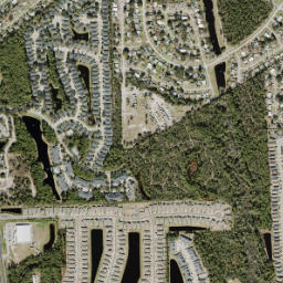Saint Augustine Shores map(satellite map)