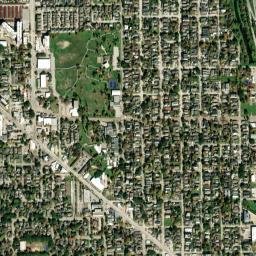 4610 North Main Street Houston TX High Resolution Satellite Map
