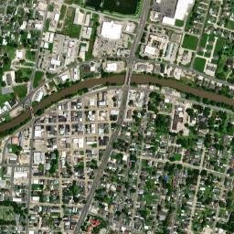 Thibodaux map(satellite map)