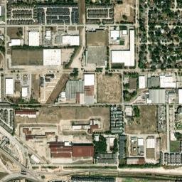 2727 West 11th Street Houston TX High Resolution Satellite Map