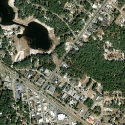 Keystone Heights map(satellite map)