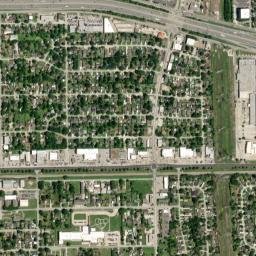 Jacinto City map(satellite map)
