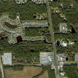 Dupont Center Florida High Resolution Satellite Map