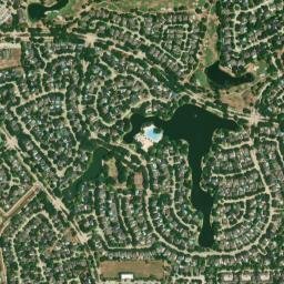 Cinco Ranch map(satellite map)