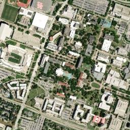 University of Houston 3 Cougar Place Houston TX High Resolution Satellite Map
