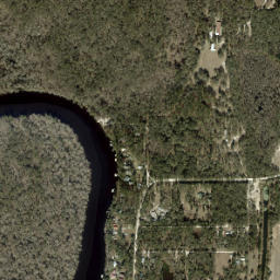 Wannee Florida High Resolution Satellite Map