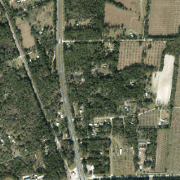 Orange Heights Florida High Resolution Satellite Map