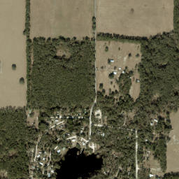 Waters Lake Florida High Resolution Satellite Map