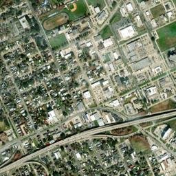 Morgan City map(satellite map)