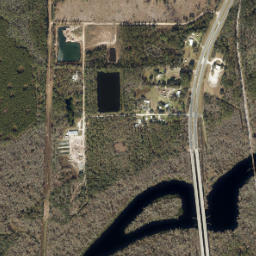 Rice Creek Florida High Resolution Satellite Map