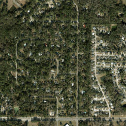 Pine Hill Estates Florida High Resolution Satellite Map