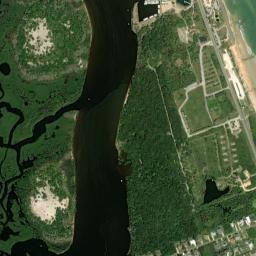 Marineland Florida High Resolution Satellite Map