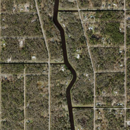 Flagler Estates map(satellite map)