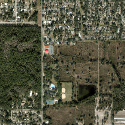 Lincoln Estates Florida High Resolution Satellite Map