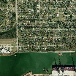 Shoreacres map(satellite map)