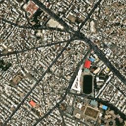 Shiraz map(satellite map)