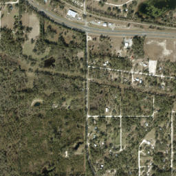 Eugene Florida High Resolution Satellite Map