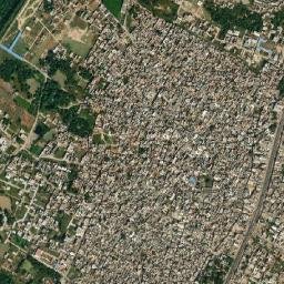 Thana Bhawan map(satellite map)