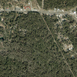Fanning Springs Florida High Resolution Satellite Map
