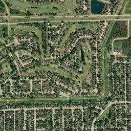 Country Place Boulevard Pearland TX High Resolution Satellite Map