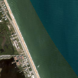 Beverly Beach Florida High Resolution Satellite Map