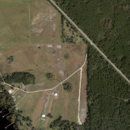 Shell Bluff Florida High Resolution Satellite Map