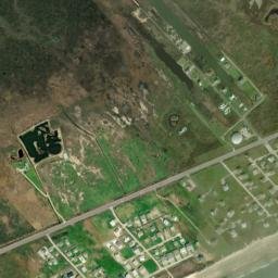 Bolivar Peninsula map(satellite map)