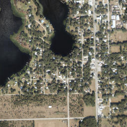 Crescent City Florida High Resolution Satellite Map