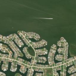 Tiki Island map(satellite map)