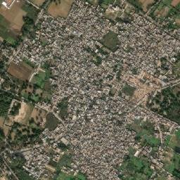 Haldaur map(satellite map)