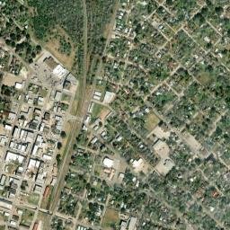 Yoakum map(satellite map)