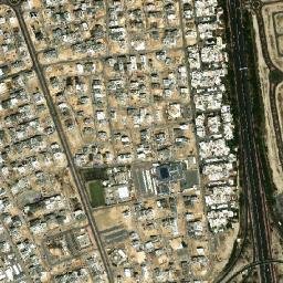 Janūb as Surrah map(satellite map)