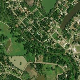Holiday Lakes map(satellite map)