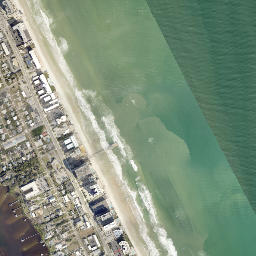 Halifax Estates Florida High Resolution Satellite Map