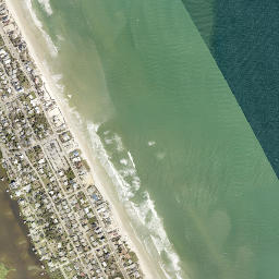 Wilbur-by-the-Sea Florida High Resolution Satellite Map