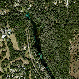 Rainbow Falls Florida High Resolution Satellite Map