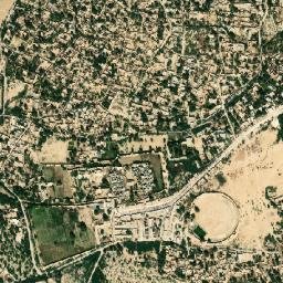 Dera Bugti map(satellite map)