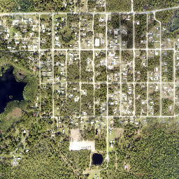 Lake Kathryn Florida High Resolution Satellite Map