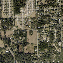 West DeLand map(satellite map)