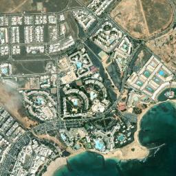 Satellite view of Lanzarote Los Charcos