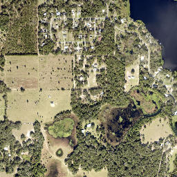 Blue Lakes Ridge Florida High Resolution Satellite Map